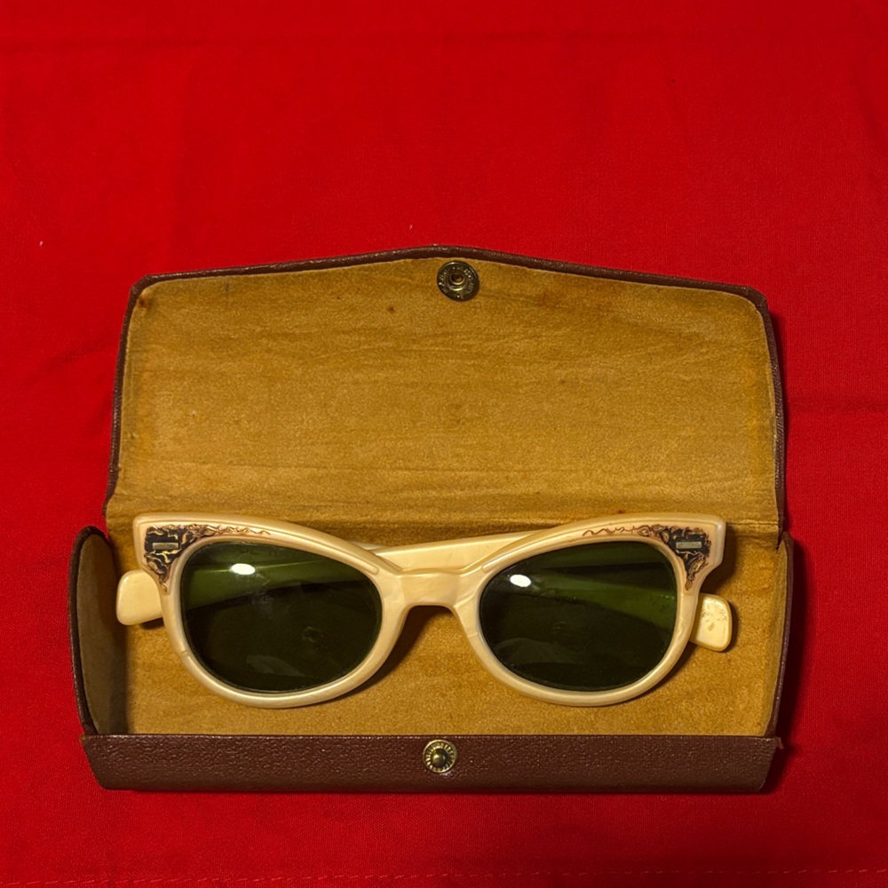 Vintage Sunglasses with Case
